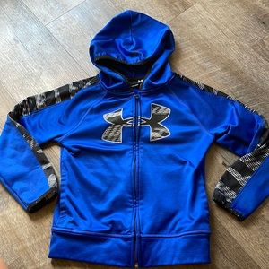 Boys under armour zip up jacket